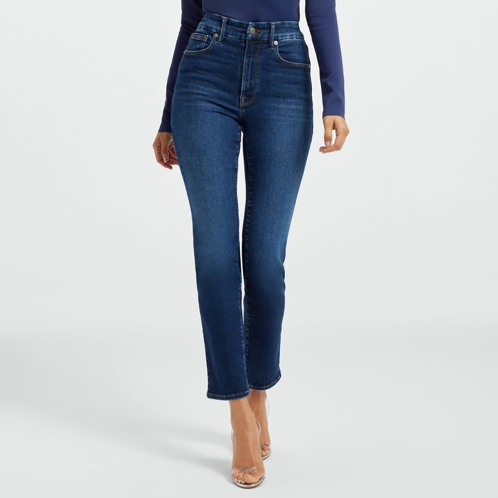 Good American Always Fits Good Legs Cigarette Jeans size 6-12